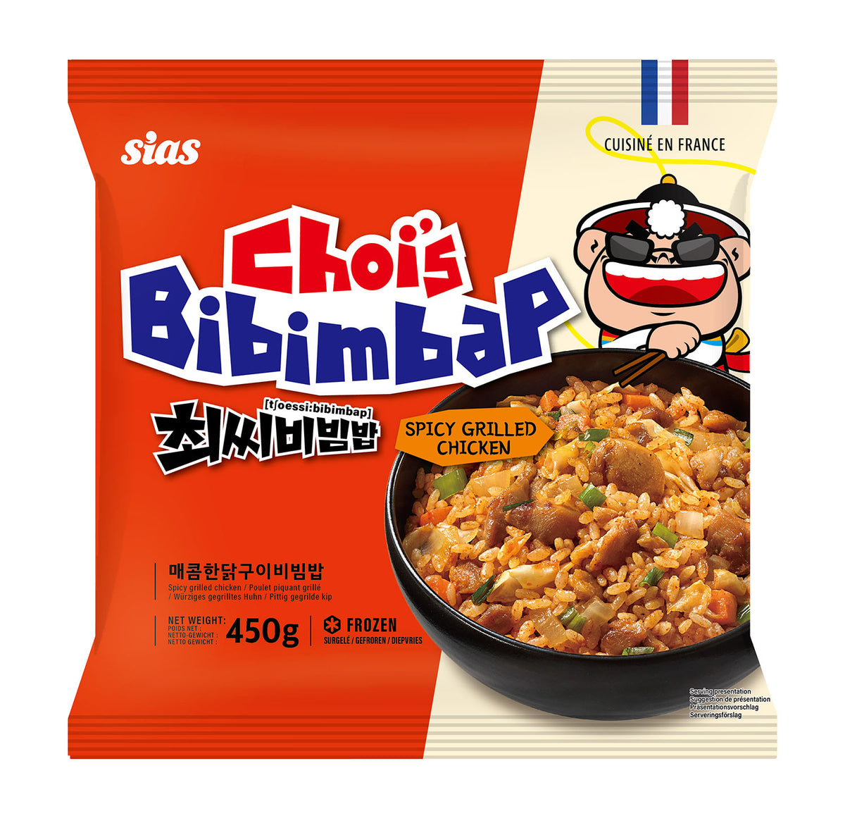 Bibimbap Würziges Hähnchen 450g x 10