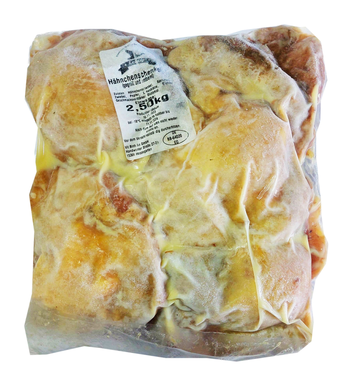 Hähnchenschenkel Premium gekocht 10 kg/Kart