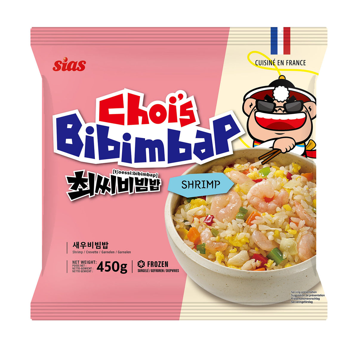 Bibimbap Garnelen 450g x 10