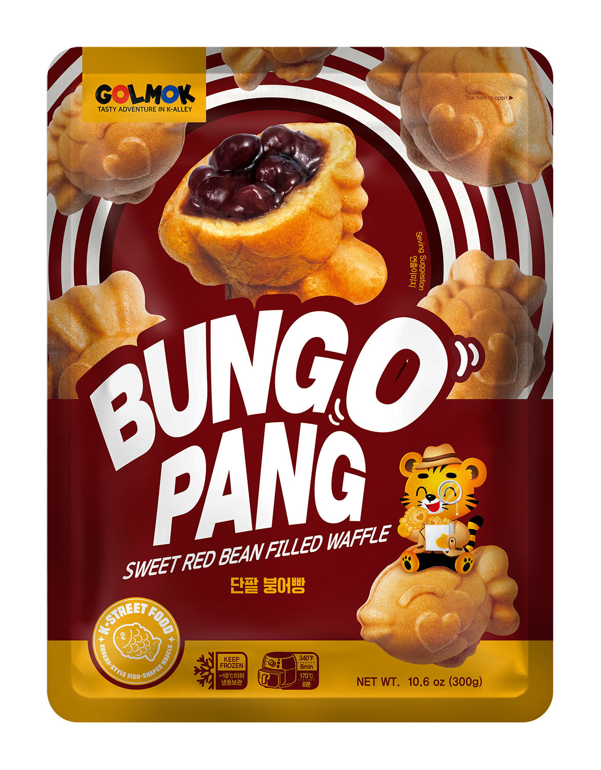 Bung 'O' Pang - Süße rote Bohne 300g x 15 (11–12 Stück)