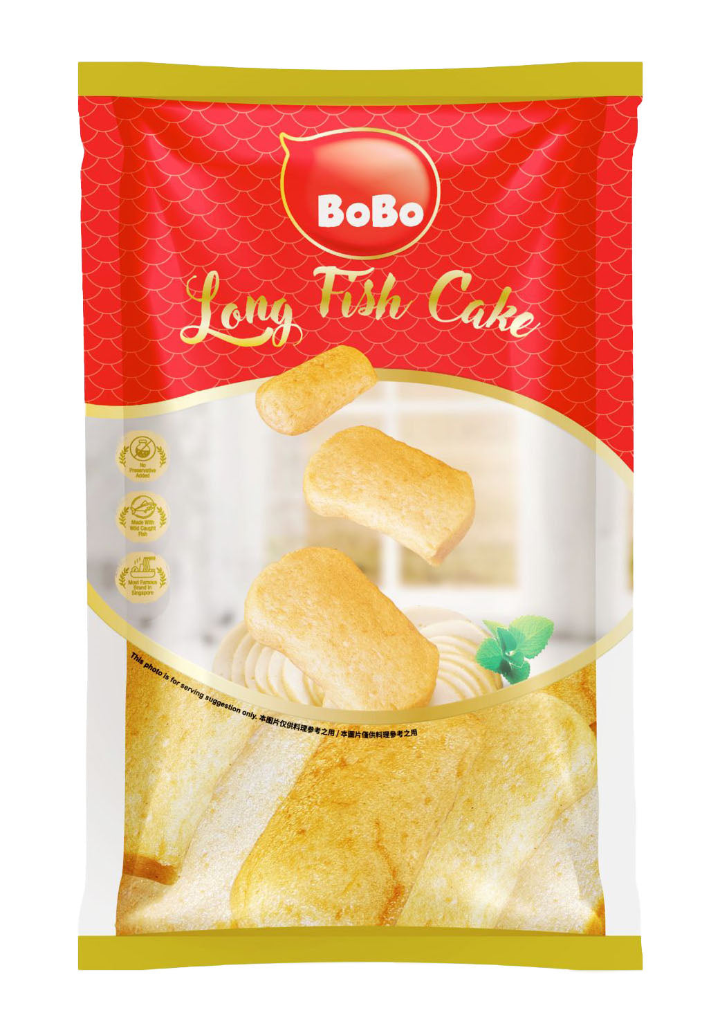 Fischkuchen, lange 200g x 25
