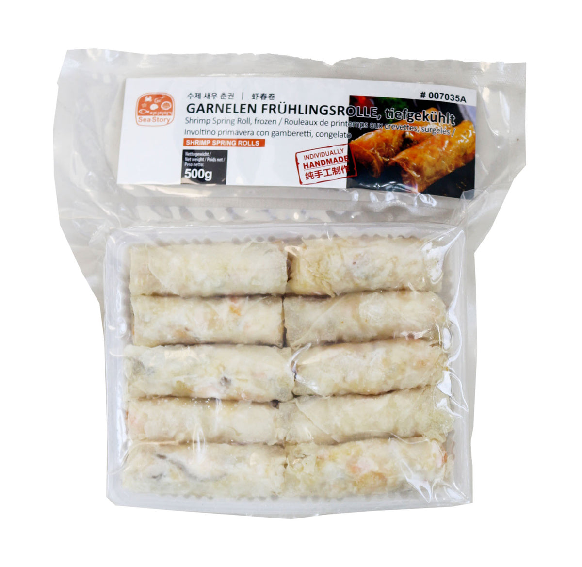 Frühlingsrolle mit Garnelen 500g x 20