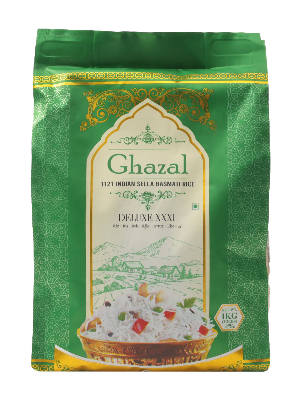 GHAZAL Indischer Sella Basmati Reis 1kg x 20