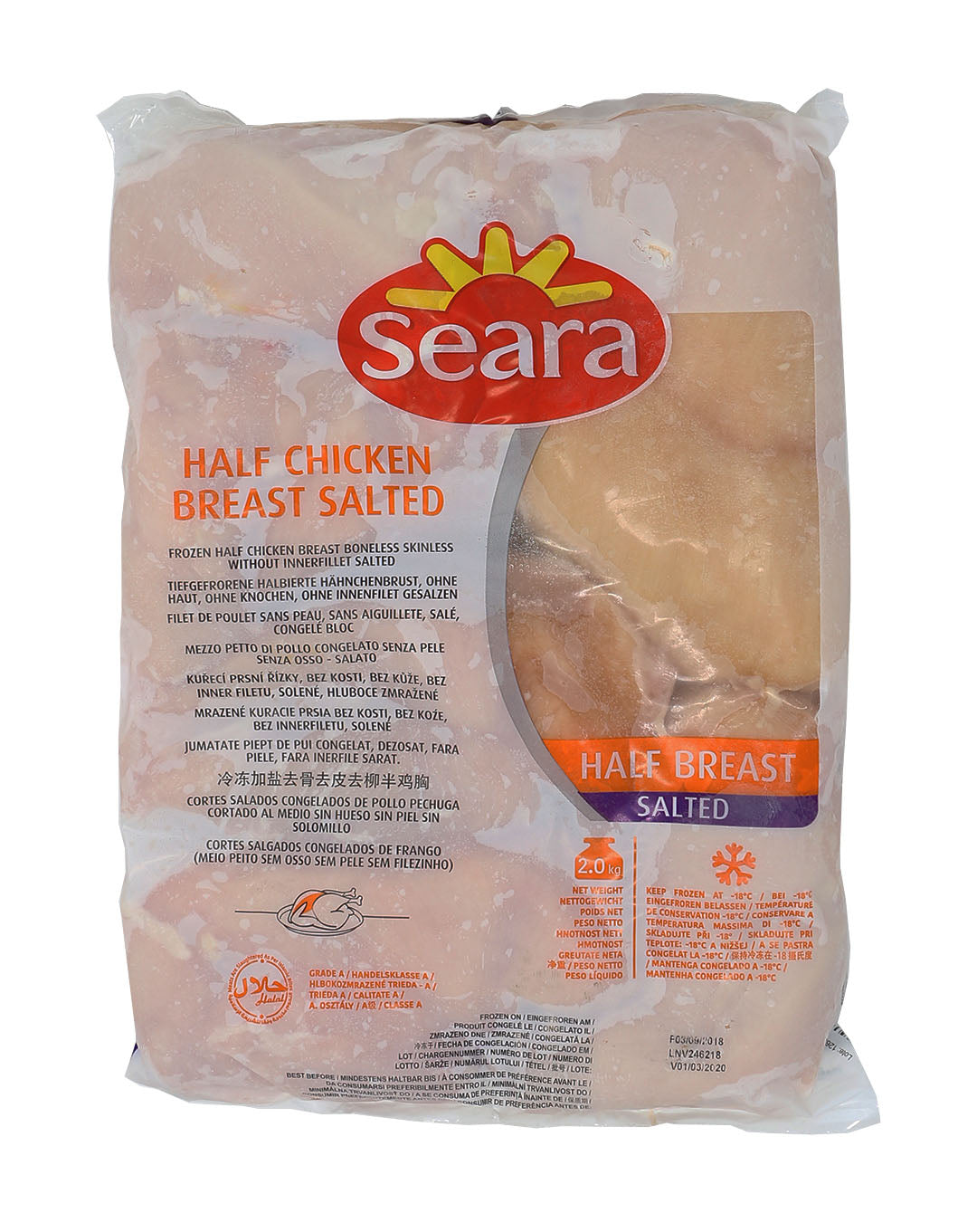 Hühnerbrustfilet mit Salz  2kg x 6_1