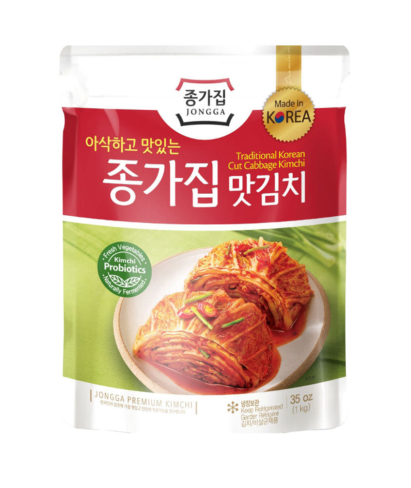 Jongga Mat Kimchi Geschnitten 1kg x 5