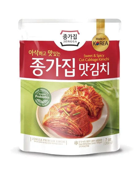 Jongga Mat Kimchi Geschnitten 200g x 20