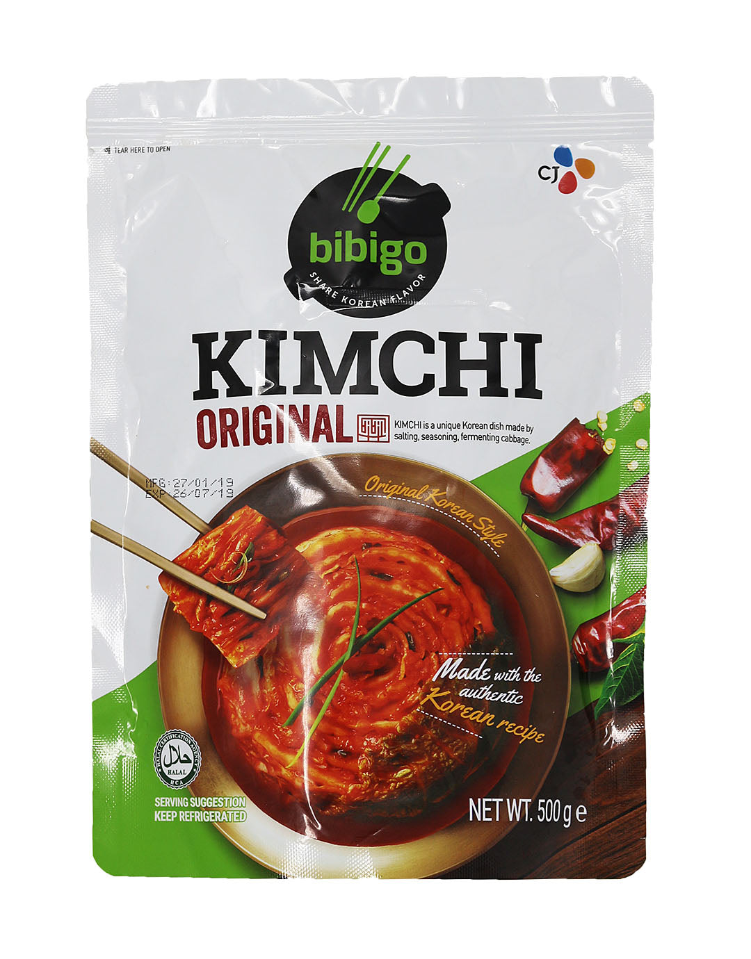 Kimchi Chinakohl geschnitten 500g x 10 HALAL_1