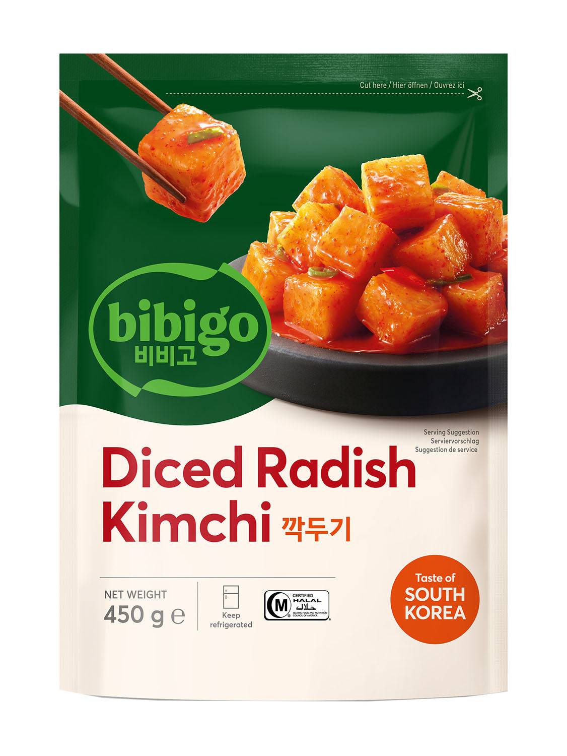 Kimchi Rettich Ggakdugi 450g x 12 HALAL