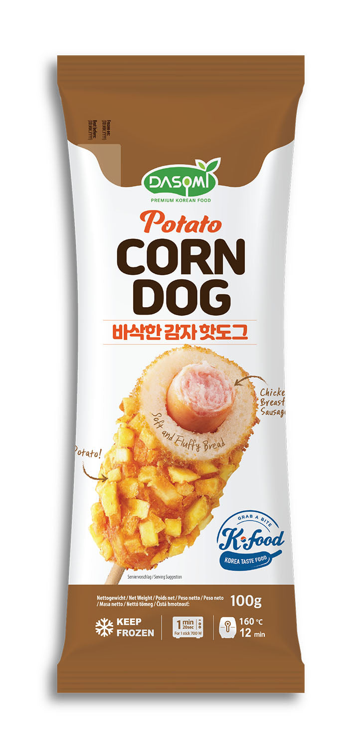 Koreanische Corn Dog - Kartoffel (100g x 2) x 12