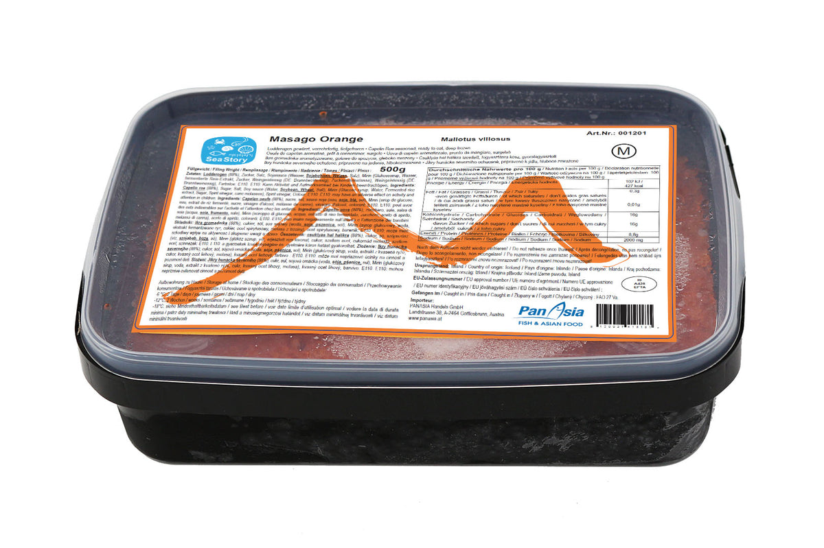 Masago orange   500g x 12