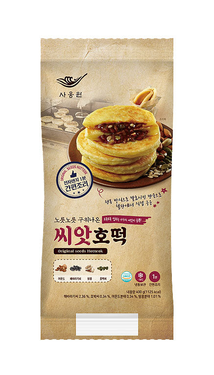 Pfannkuchen, koreanisch (Hotteok) Nüssen 400g x 15