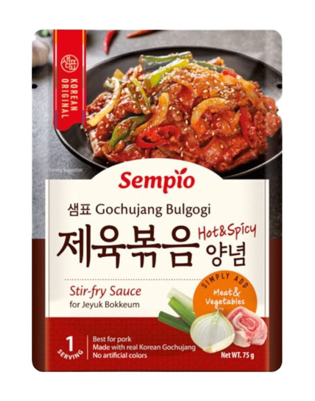 Sauce Scharf gebratene Schweinefleischsauce 75g x 24