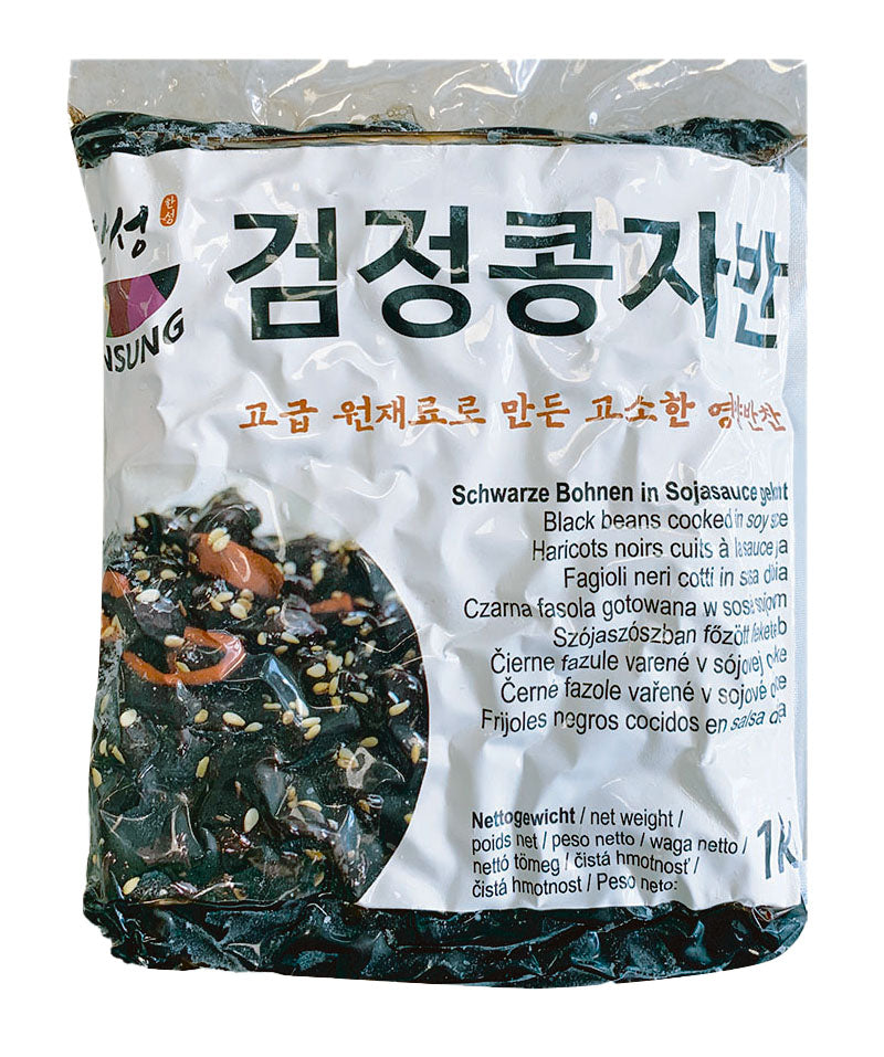 Schwarze Bohnen eingelegt in Sojasauce 1kg x 10