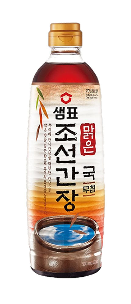 Sojasauce für Suppe, hell (Chosun) glutenfrei 500ml x 24