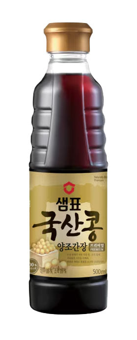 Sojasauce, natürlich gebraut aus koreanische Sojabohnen 500ml x 24