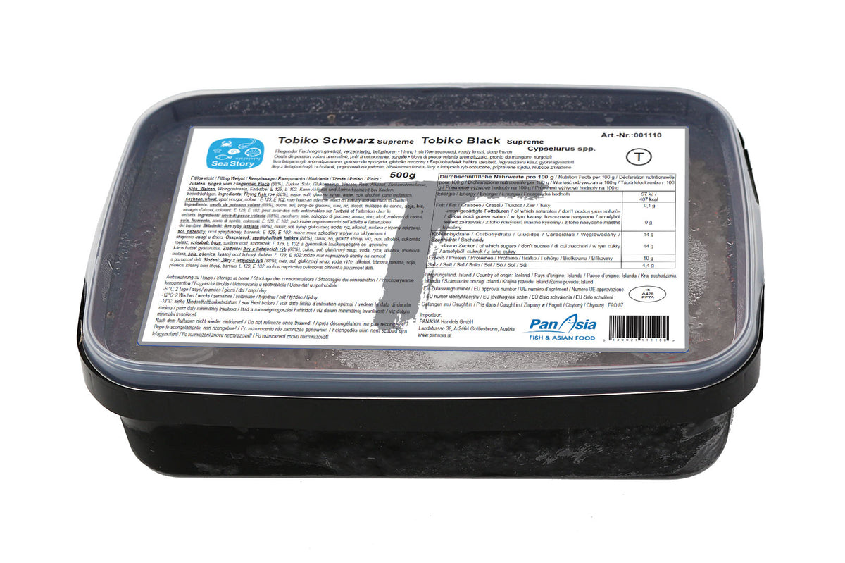 Tobiko schwarz  500g x 12