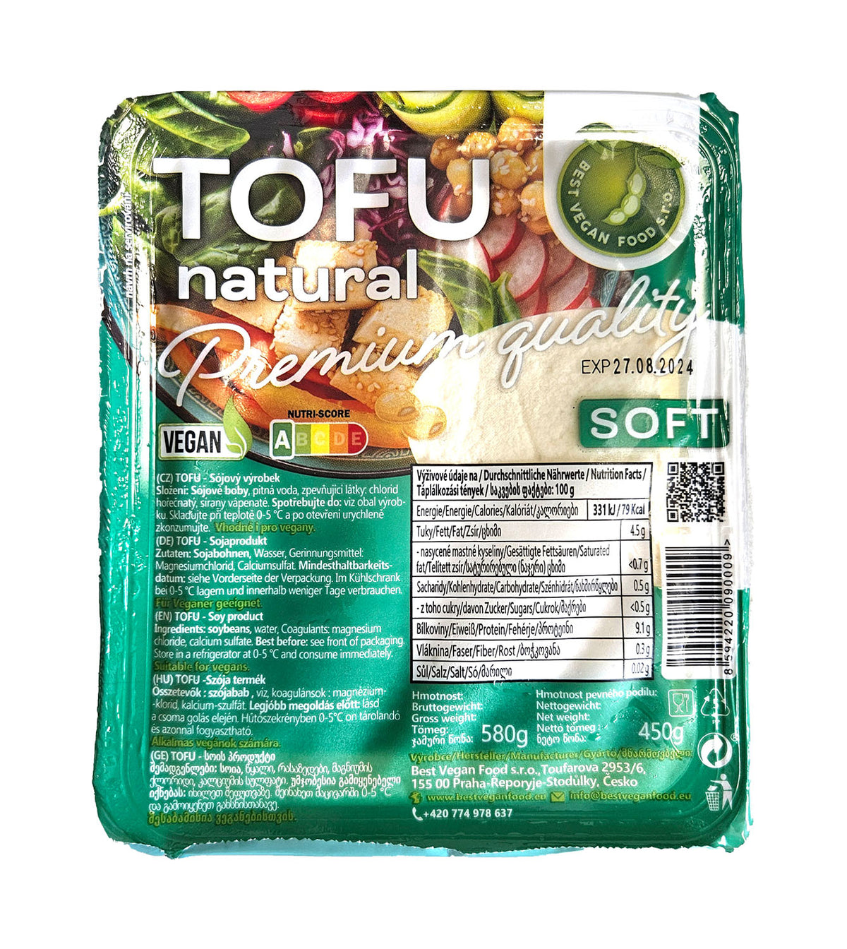 Tofu natural frisch 450g x 18_1