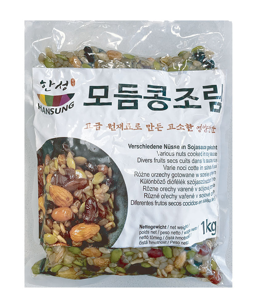 Verschiedene Nüsse in Sojasauce gekocht 1kg x 10