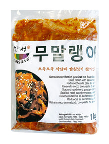 getrockneter Rettich gewürzt mit Paprikapaste 1kg x 10